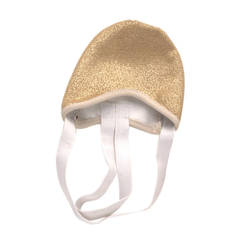 Half PU Leather Sole ballet pointe Dance Shoes Rhythmic Gym Slippers Foot FG