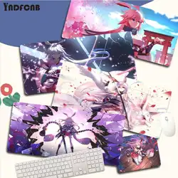 YNDFCNB – grand tapis de souris rose Sexy pour filles Yae Sakura, antidérapant, pour ordinateur, Cs Go LOL 