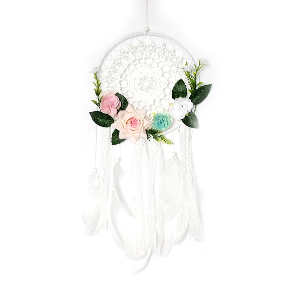 Romantic Dream LED Light Christmas Decorations Flaky Clouds Handmade Wind Chimes Dromenvanger Dreamcatcher - Цвет: MS0153 without light