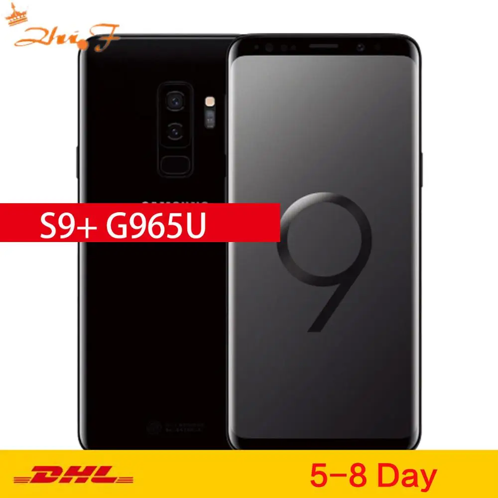  Samsung Galaxy S9 Plus S9+ G965U Original Unlocked LTE Cell Phone Octa Core 6.2