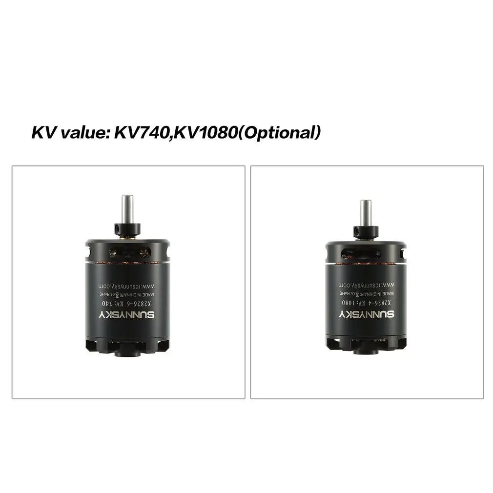 SUNNYSKY X2826 740KV 1080KV бесщеточный двигатель с фиксированным крылом для многоосевой воздушной радиоуправляемой модели бесщеточного двигателя самолета