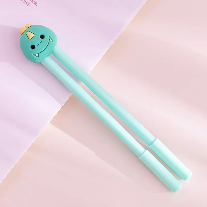 1 Set Cute Animal Creativity Kawaii Gel Pens for School Officel Supplies Gift Stationery 0.38mm Pen - Цвет: B