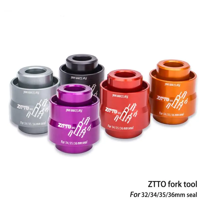 

ZTTO Bicycle Fork Tool Mountain Bike Shock Absorber Front Fork Oil Seal Dust Seal Installation Tool for 32/34/35/36MM Seal