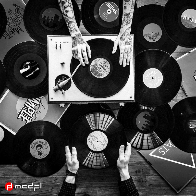 

Home Decoration 12 Inch Black Vinyl Record Wall Clock Nice Gift Kids Wall Clock