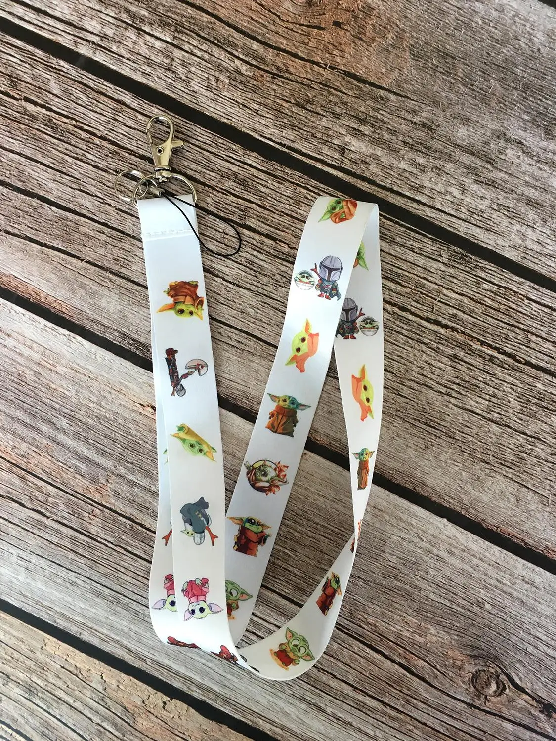 

Baby Yoda Mandalorian diy lanyards neck straps phones keys bags cameras id card holders keychain webbing ribbons