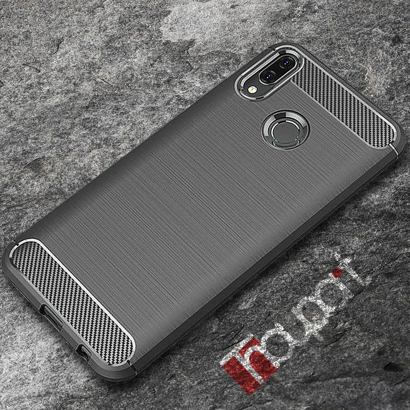 Чехол Thouport для Huawei P Smart 2019 Plus деловой Мягкий силиконовый чехол из углеродного