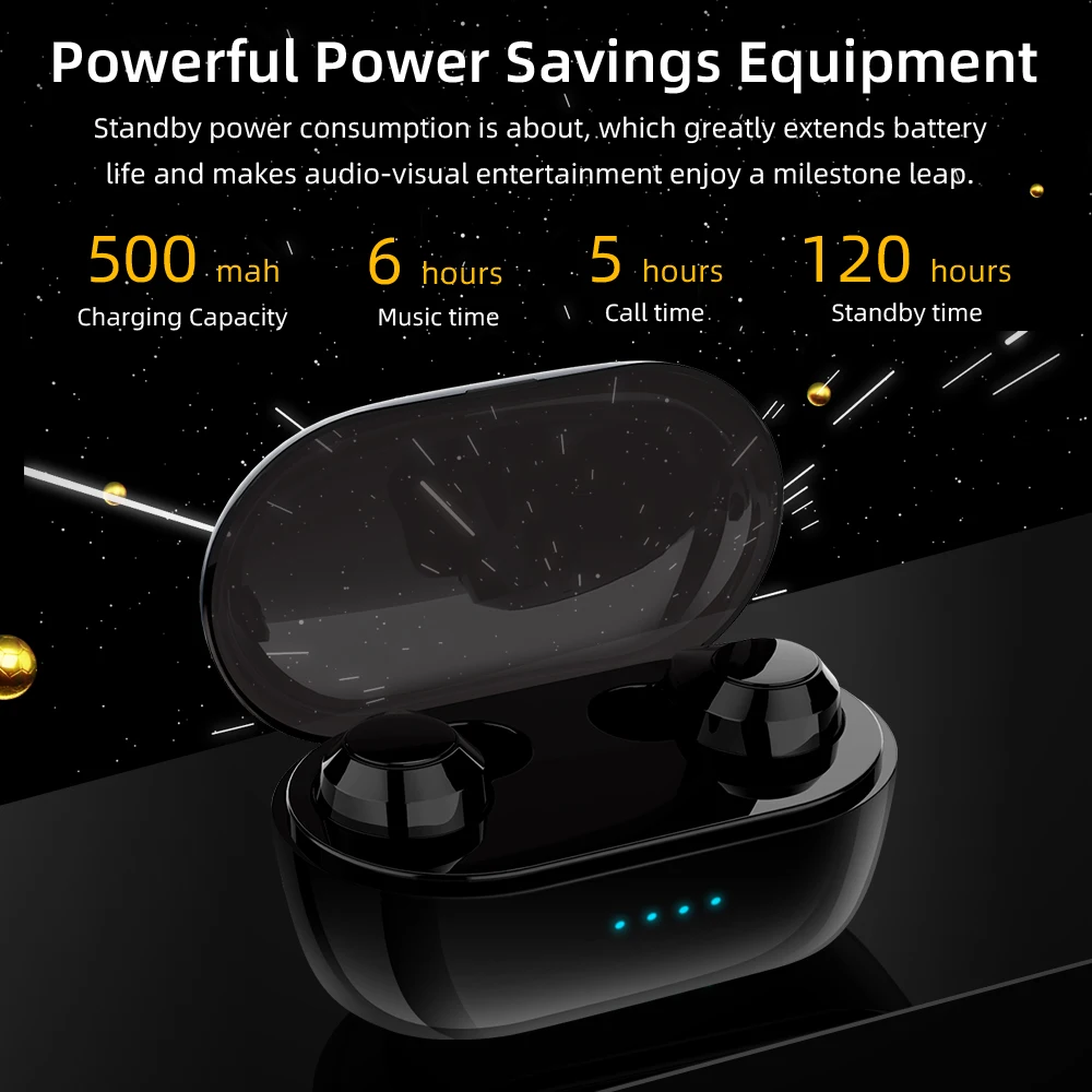 TG902 TWS Sports Bluetooth Headset 5 0 In ear Wireless Bilateral Stereo Earphones Noise Cancelling Headpones For iPhone Xiaomi