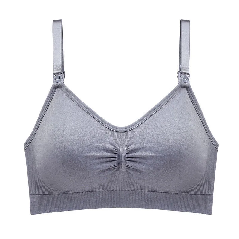 Pregnant women breastfeeding underwear no steel ring gathering anti-sagging maternity bra early maternity clothes