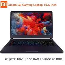 Xiaomi mi ноутбук Ga mi ng 15,6 ''Windows 10 Intel Core i7-8750H Hexa Core GTX 1060 16 Гб ОЗУ 256 ГБ/512 Гб ПЗУ ноутбук двойной WiFi BT