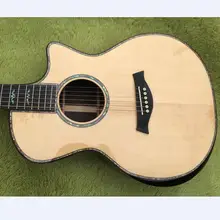 Акустическая гитара с подлокотником Chaylor 914ce, полностью настоящая, сплошная ель, Топ TY 914, акустическая электрогитара