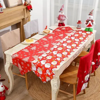 

Christmas t Tablecloth Flag Table Runner Ma Home Party Decorative Santa Claus Tapestry Table Runners