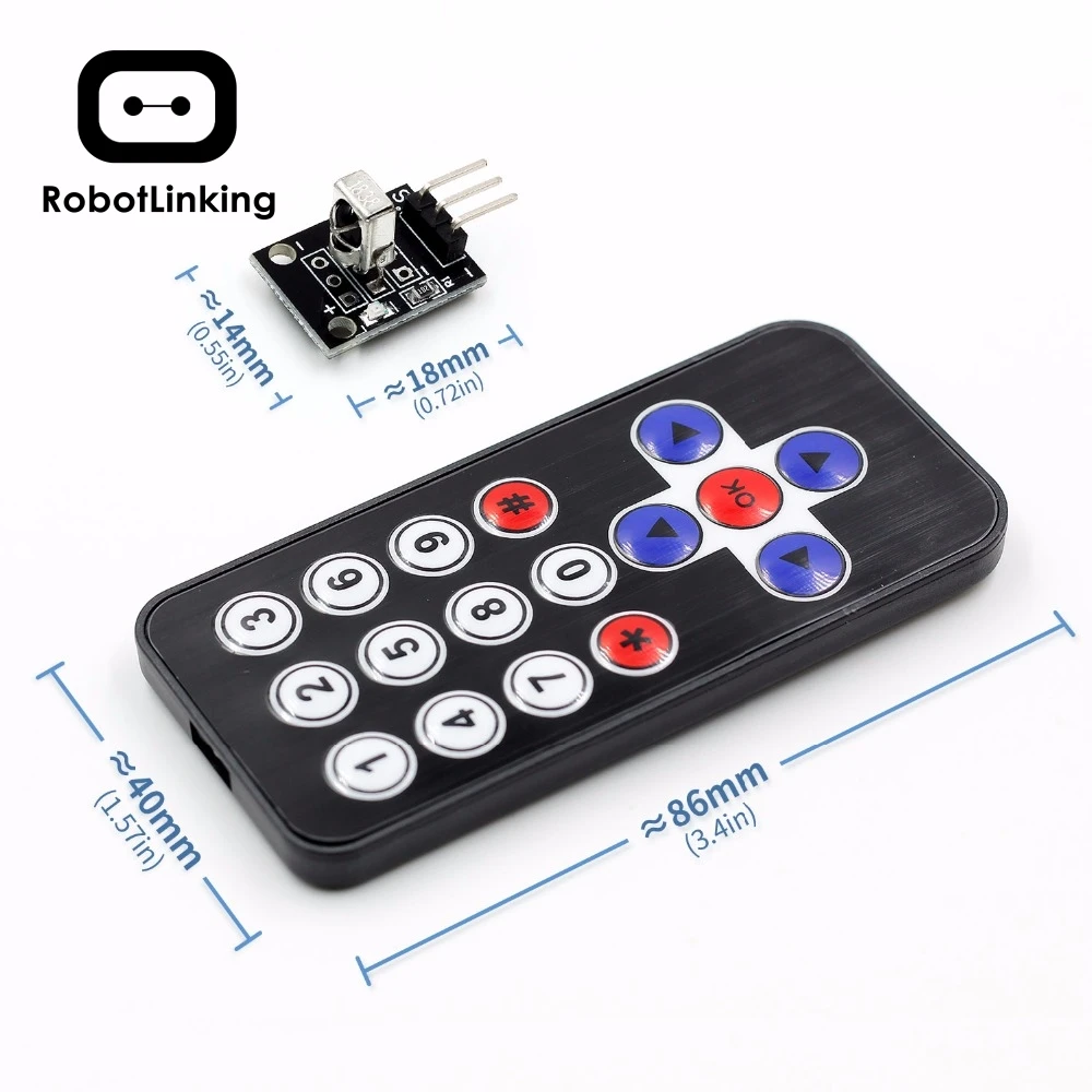 Инфракрасный ИК беспроводной модуль дистанционного управления наборы DIY Kit HX1838