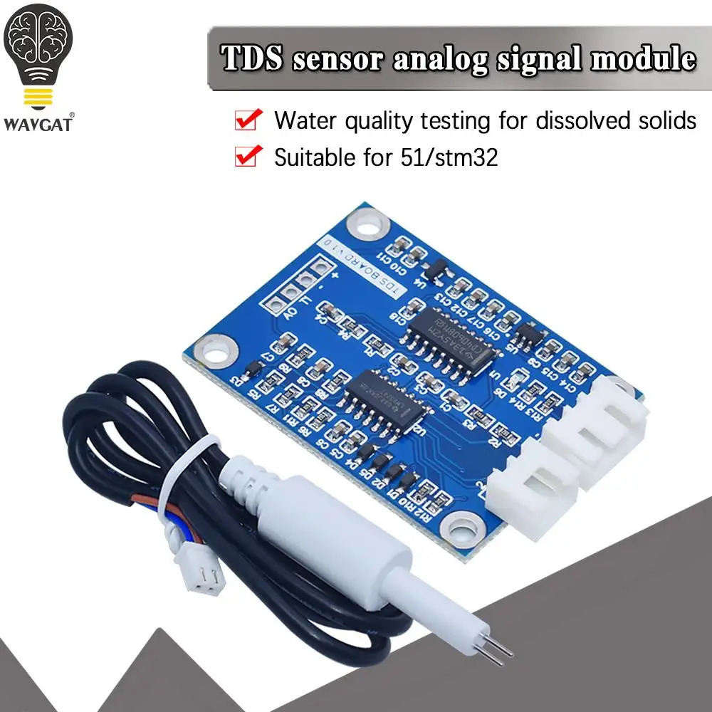 Tds Sensor Module Dissolved Solids Analog Signal Soluble Solid Water ...