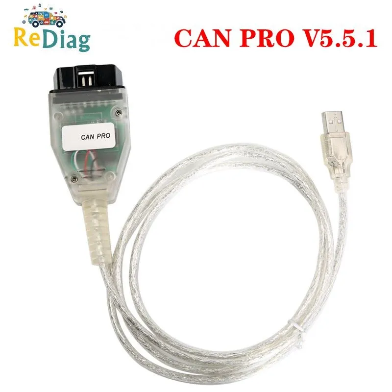 Nuevo puede PRO V5.5.1 apoyo autobús UDS KLine para AUDI sin Dongle USB con FTDIFT245RL Chip VCP OBD2 interfaz de diagnóstico
