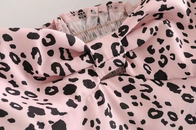 Bazaleas шикарный фонарь с длинным рукавом Обрезанные blusas mujer de moda женский Печатный принт укороченный топ винтажные блузки дропшиппинг