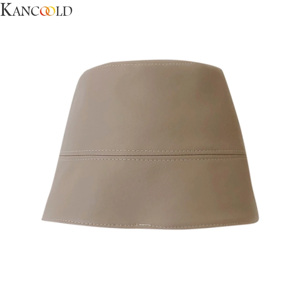 KANCOOLD женские осенне-зимние шапки модные дамские из искусственной кожи водонепроницаемые Панамы от дождя Складная Кепка новое поступление