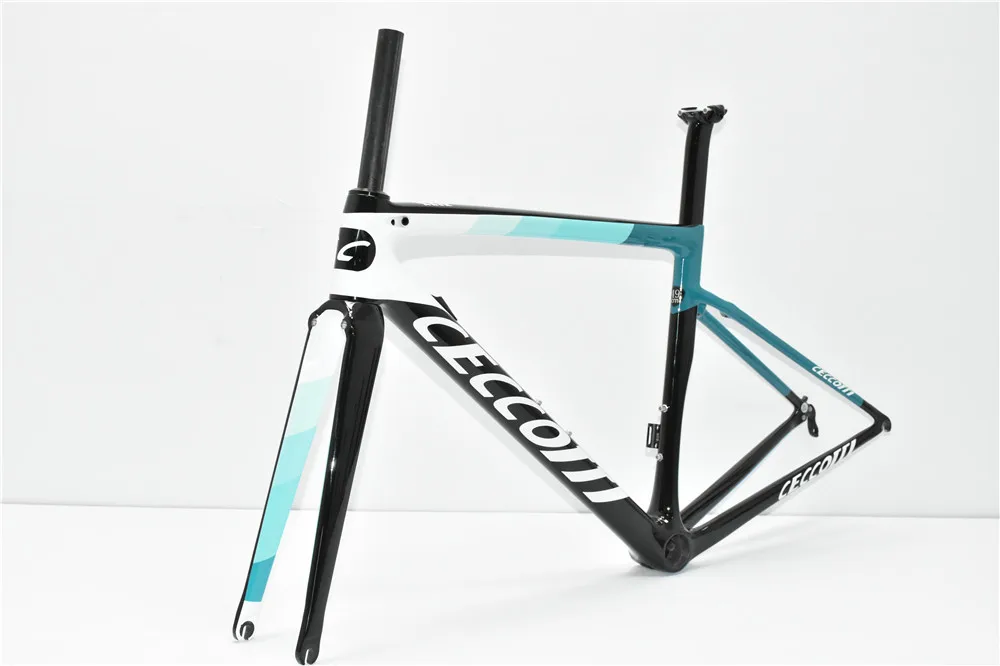 DC019 новая карбоновая рама для дорожного велосипеда ceccotti Toray PF30/BB30/BSA рама+ вилка+ подседельный штырь+ зажим+ гарнитура