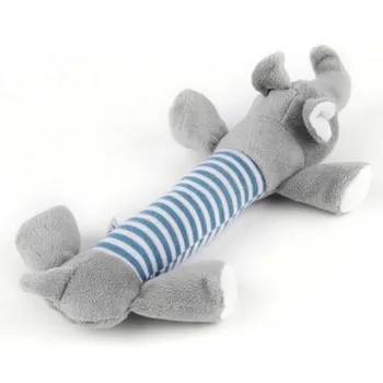 

Chew Toys for Small Medium Large Dog Accessories Funny Pet Dog Toys Stripes Squeaky Plush Animals Shapes