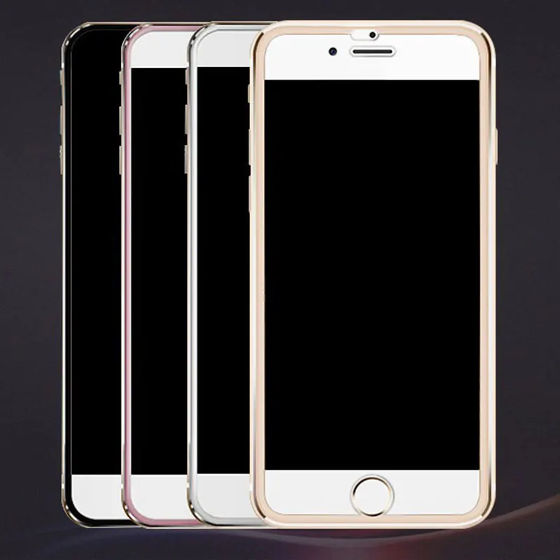 500D закаленное стекло из алюминиевого сплава для iPhone 6 6S 7 8 Plus, защита на весь экран, Защитное стекло для iPhone X XR XS 11 Pro Max