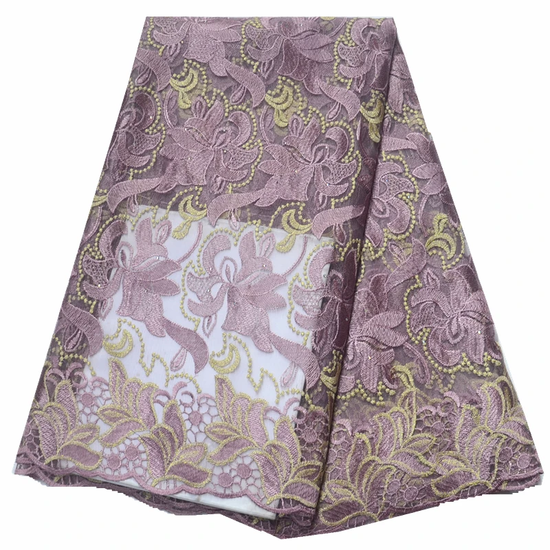 

african lace fabric wholesale net tulle tissue african french lace fabric with stones latest lace fabric 2019 high quality