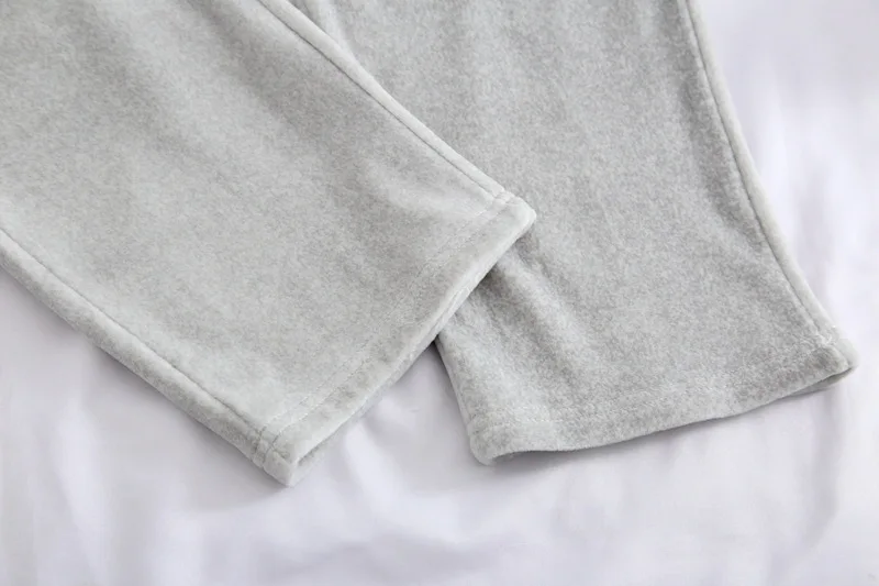 Новая Пижама маленькая лиса бархатный пижамный комплект милый мультяшный милый свободный комплект из двух предметов зимняя женская одежда для сна с длинными рукавами домашняя одежда