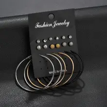 Популярная жемчужина в европейском и американском стиле, набор сережек, популярные ювелирные изделия, набор аксессуаров, стразы, набор сережек