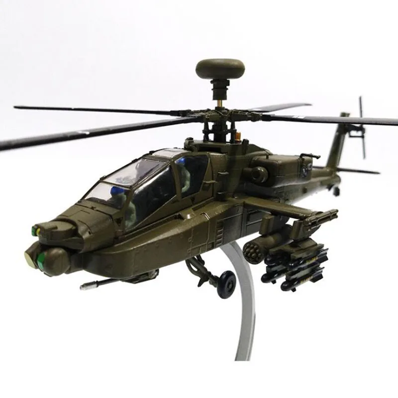 1/72 scale Black Hawk AH-64 APACHE helicopter Army fighter aircraft airplane models adult children toys military collection