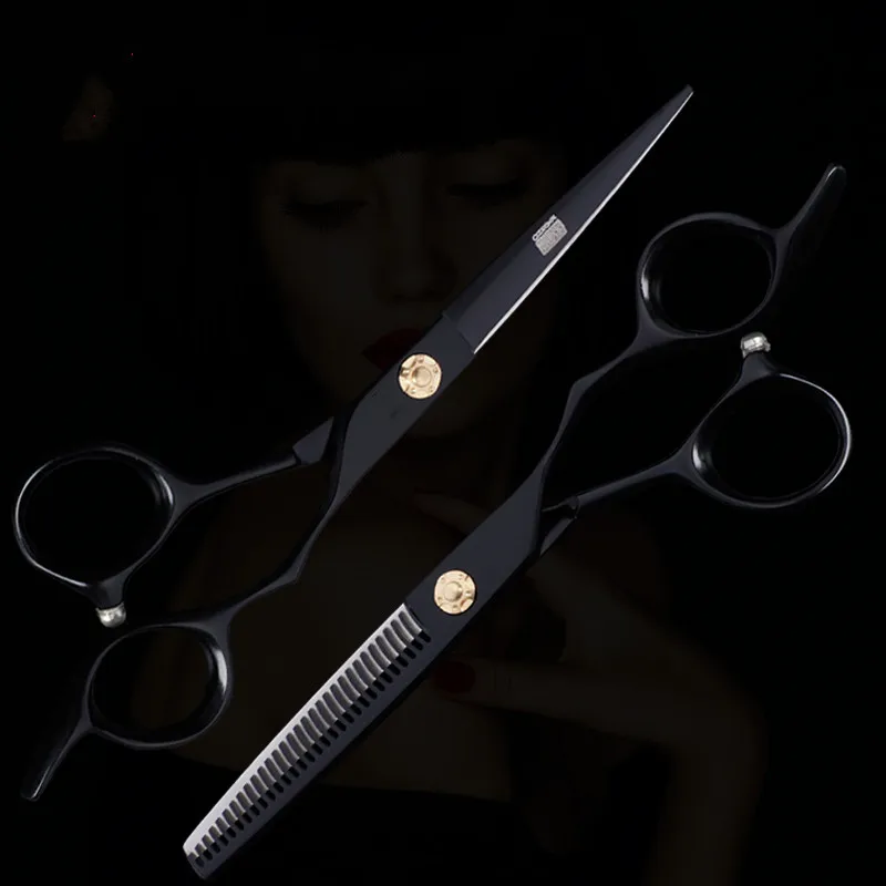 Description Picture 4 of item2Pcs/Set Japan Style Professional Hairdressing Scissors Professional Barber Scissors Set Hair Cutting Shears Scissor Haircut