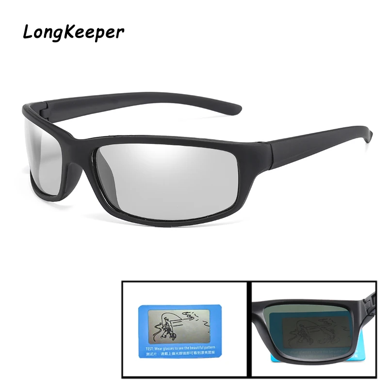 

Brand Design Square Photochromic Sunglasses Men Polarized Glasses Retro Women Chameleon Sunglasses For Driving Black UV400 Gafas