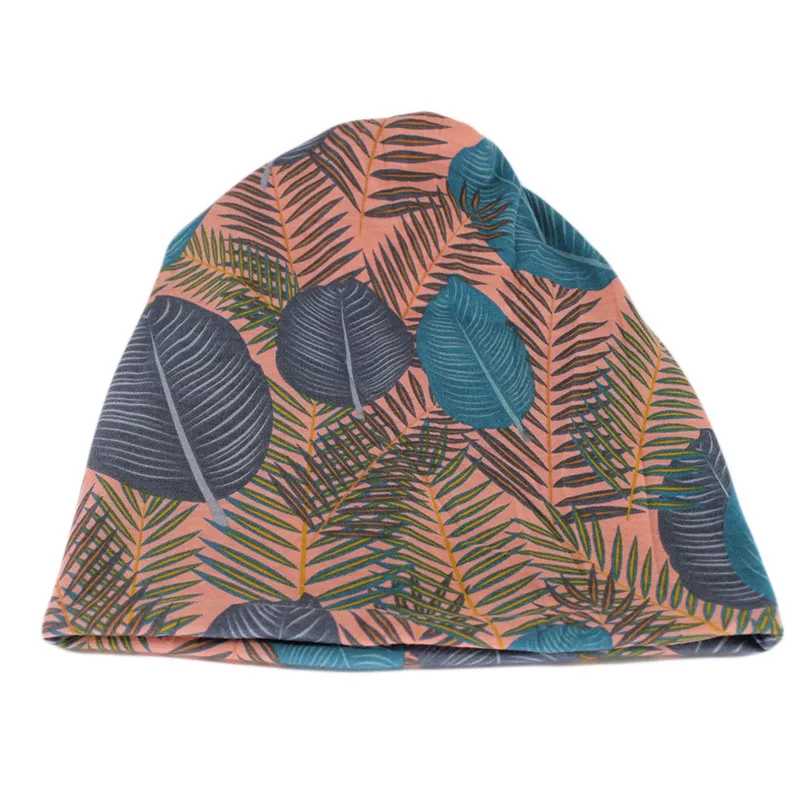 Heißer Verkauf Mode Frauen Mützen Skullies Hut Für Mädchen Doppel Verwendet Floral Hüte Schal Frühling Herbst Floral Knochen Neue Gorras verkauf – Detail 8