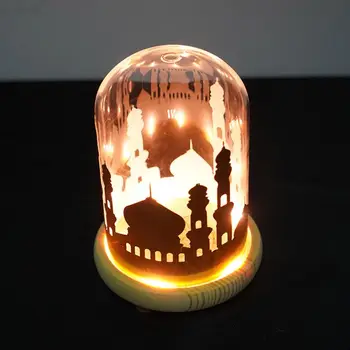 

Creative EID Mubarak LED Night Light Ramadan Table Desk Lamp Muslim Party Decor D08F