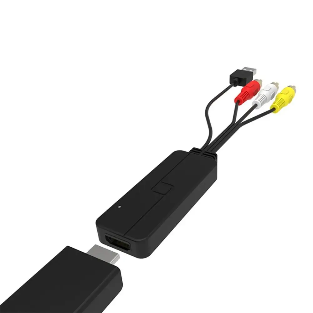 HDMI RCA ТВ Кабель HDMI в 3 RCA кабель преобразования с USB портом зарядки для ТВ коробка/PS3 с проектором HD ТВ кабель