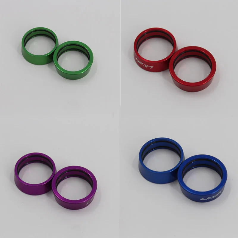 Litepro Folding Bike Straight Handle Bar Fixed Cover Stop Collar Space Ring MTB Bicycle 25.4MM Handlebar Spacing-rings Parts