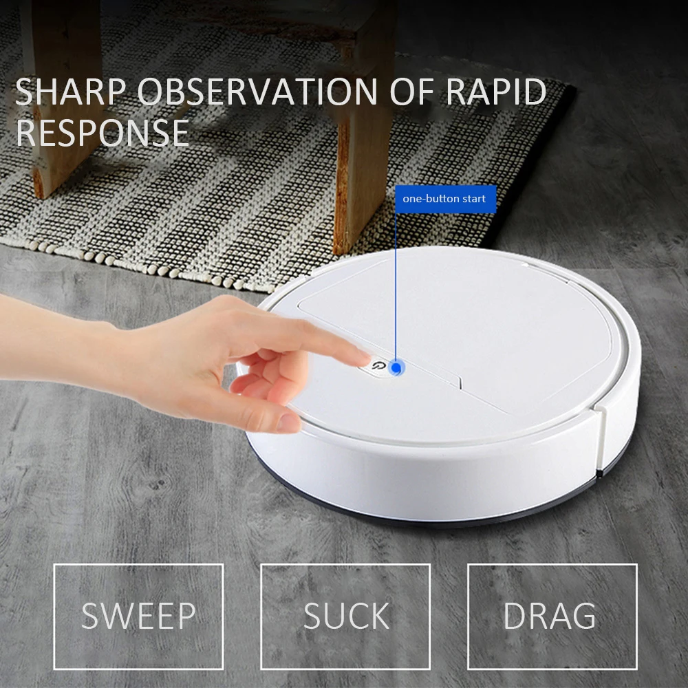 

Automatic Sweeping Robot Vacuum Cleaner Planned by Mobile App Home Dust Sterilize Smart