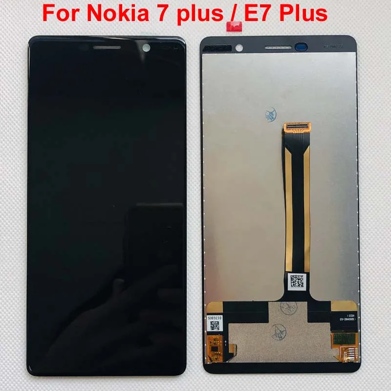 ЖК-дисплей 6 0 дюймов для Nokia 7 plus / E7 Plus TA-1062 TA-1046 TA-1055 дисплей с сенсорным экраном и