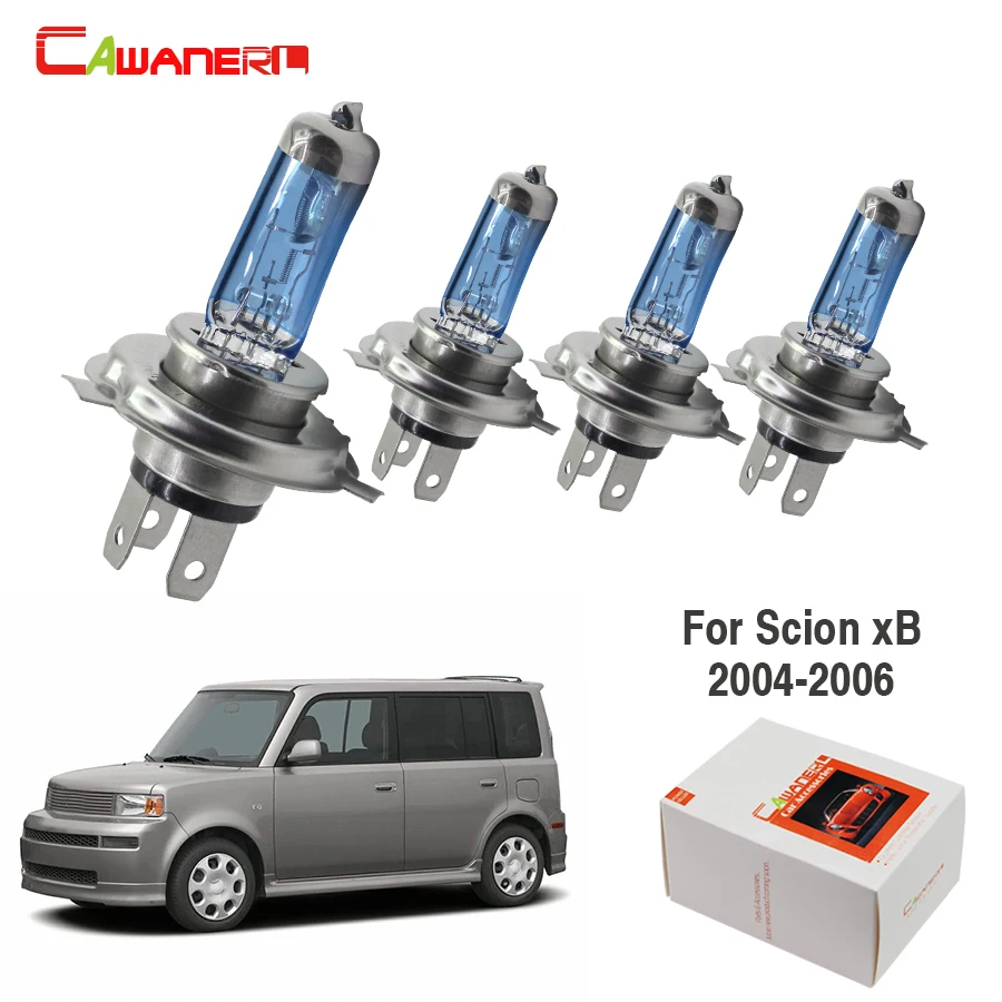 Фары головного света Cawanerl для Scion xB Wagon 2004 2005 2006 100 Вт H4 галогенные лампы 4300K 12 В