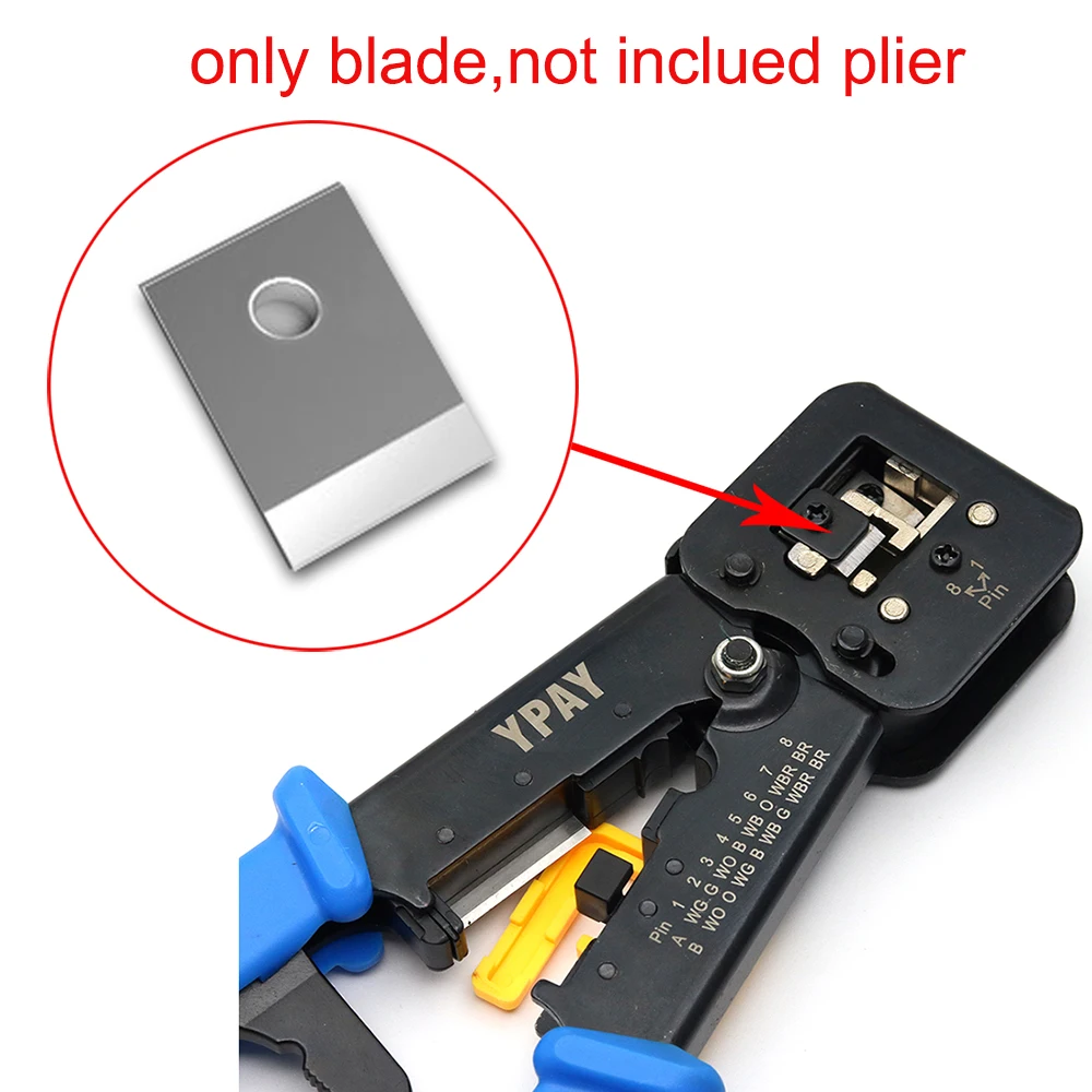 Ethernet Crimping Tool, Network Tool Set-5pcs RJ45 Spare Blade Tools Parts For RJ45 Crimper Cat6 Cable Stripper