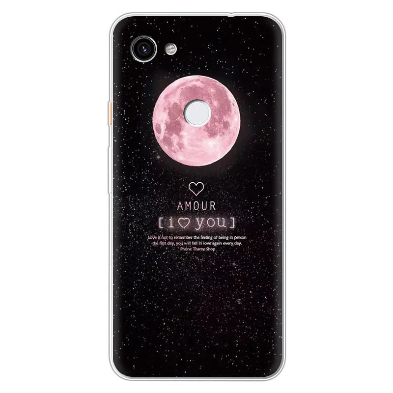 fyueqiu Чехол для телефона с рисунком космоса для Google Pixel 3a, силиконовый чехол из ТПУ для Google Pixel 3a XL, милый черный чехол - Цвет: fyueqiu
