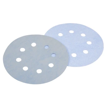 

uxcell 10Pcs 5 Inch 8 Hole Hook and Loop Sanding Disc 5000 Grit Flocking Sandpaper Random Orbital Sander Paper Gray