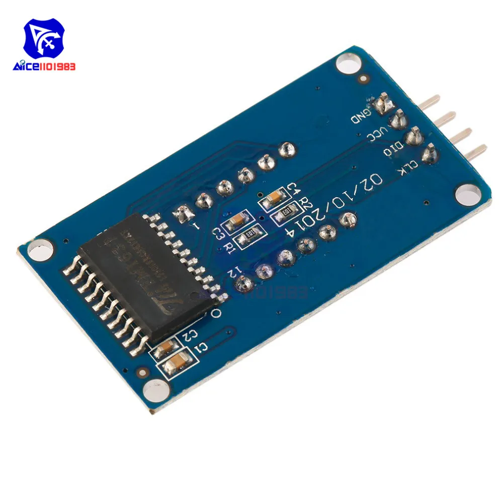 Diymore 5 шт./лот TM1637 0 36 дюйма 4 битный светодиодный дисплей модуль 7 сегментных часов