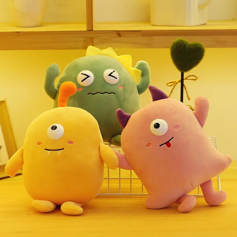 

The new five styles of little devil cartoon cute funny doll little monster cushion pillow birthday gift children plush toys