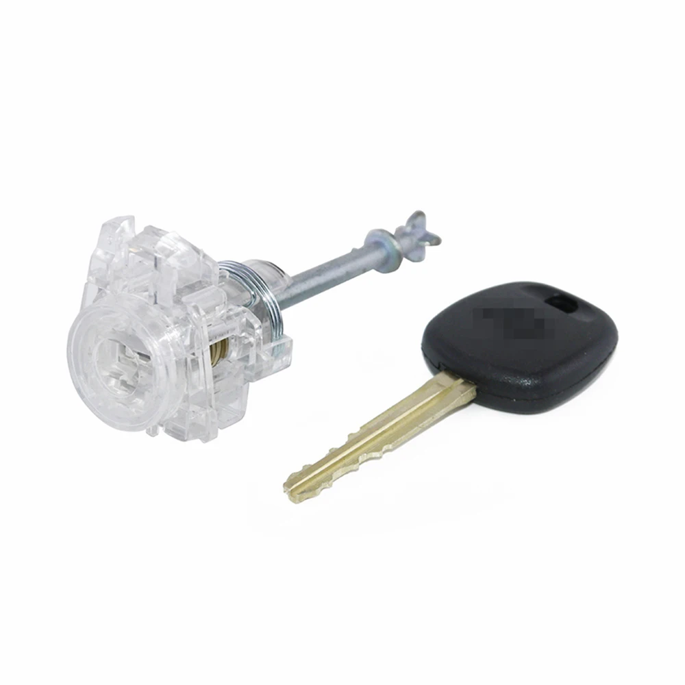 1pcs Transparent Visible Cutaway Clear Toy43 Car Practice Lock Cylinder