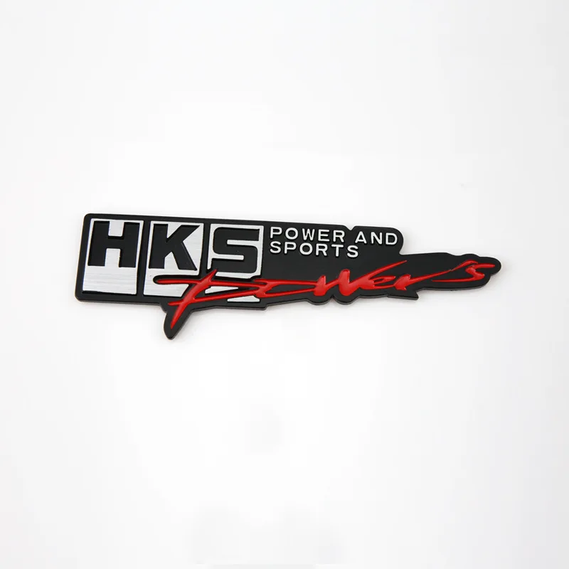 Figure Color Hks power стерео модифицированный металлический логотип для автомобиля 3D алюминиевый сплав HKS модифицированный логотип автомобиля - Название цвета: Figure Color