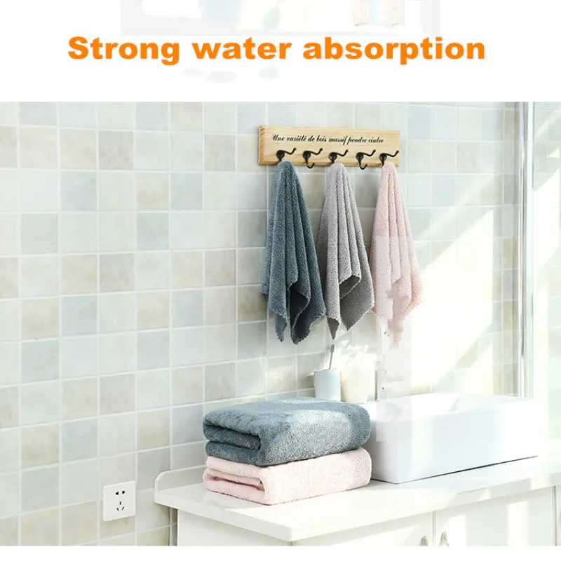 90*180CM Coral Velvet towel super absorbent and quick-drying super large bath towel super soft hotel bath towel Beach Towels 5