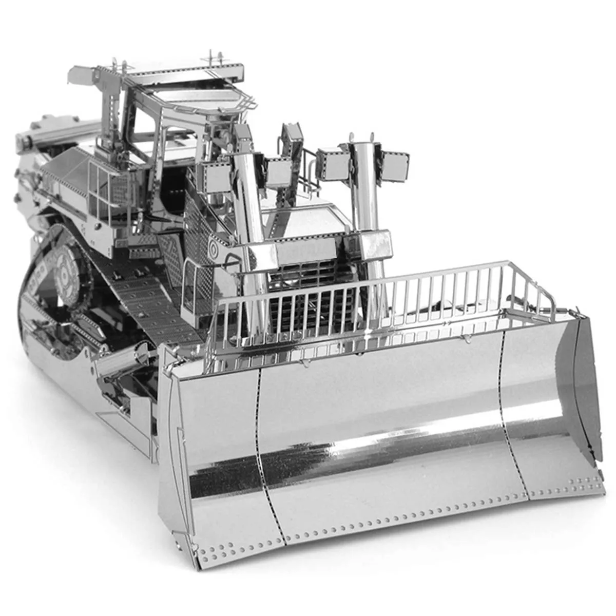 Love Spell 3D All-Metal Stainless Steel Model DIY Toy Educational Puzzle CAT Series Track Dozer