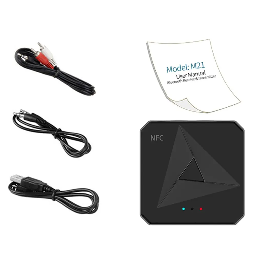 

5.0 Receiver And Transmitter Wireless Music And Audio Adapter With 3.5Mm Aux Jack Hands-Free Calling