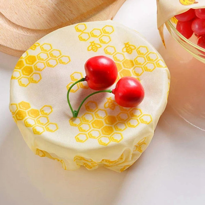 BMDT-3Pcs наружная многоразовая походная упаковка для пищевых продуктов герметичная свежая ткань для кемпинга портативная пищевая пчелиный воск свежая ткань Нетоксичная и Нетоксичная