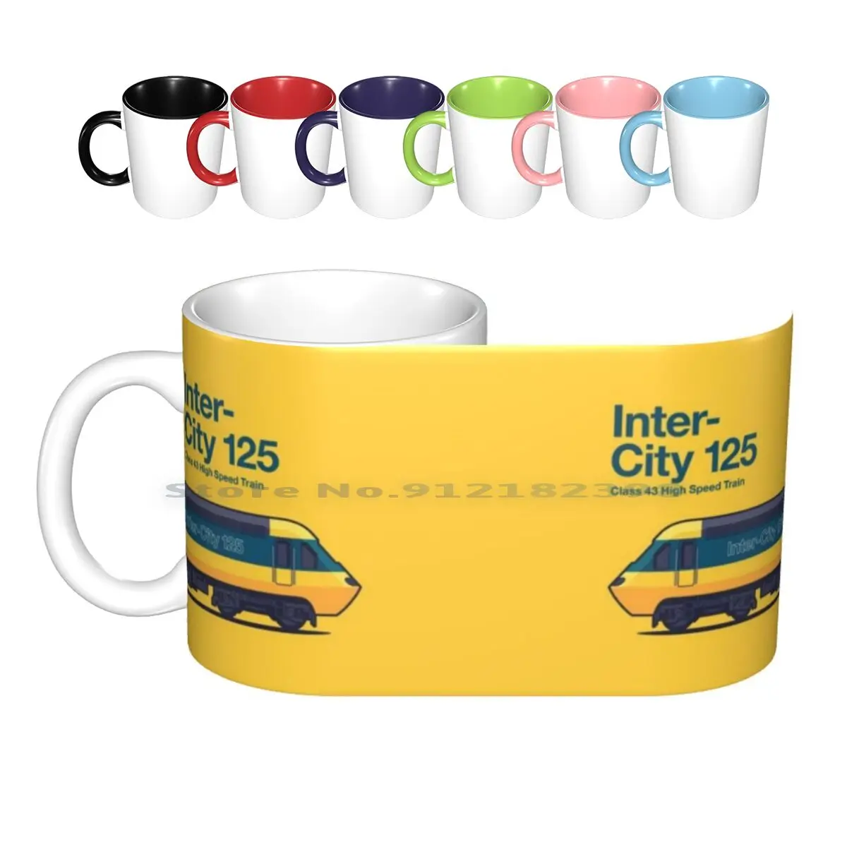 Intercity 125 High Speed Train Side Profile Orig Ceramic Mugs Coffee Cups Milk Tea Mug Hst | Дом и сад