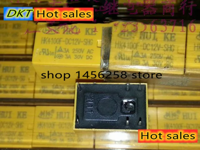 5 TEILE/LOS HK4100f-DC12V-SHG hk4100F-DC12V HK4100F 12 В DIP6 3A 250 AC/3A 30 постоянного тока | Мобильные телефоны
