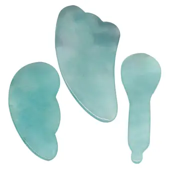 

1 Set Jade Scraping Board Body Massage Scraper Facial Massage Scraping Plate For Women Beauty Salon